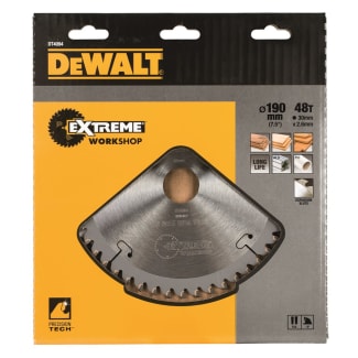 Product afbeelding voor DeWALT Cirkelzaagblad Extreme DT4094QZ 190x30x48tands Wisseltand