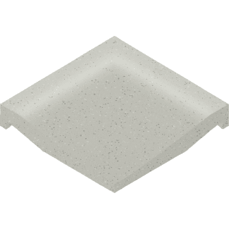 Product afbeelding voor Villeroy & Boch Hoek Pro Architectura 3.0 Secret Grey 10x10cm Mat R10 2609C4600010