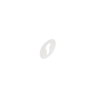 Product afbeelding voor Skantrae Cilinderrozet Orbit Flat Wit