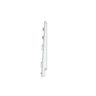 Product afbeelding voor Keralit Eindkap En Connector Rechts Voor 2817 Snowwhite Pure Mat