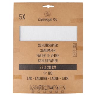 Product afbeelding voor Copenhagen Pro Schuurpapier 280x230mm K180 Lak 5st