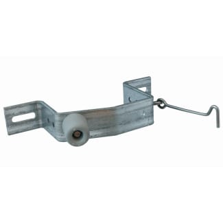 Product afbeelding voor GB Deuropvangbeugel 40x4mm 82x120mm Zink Magnesium 73458B