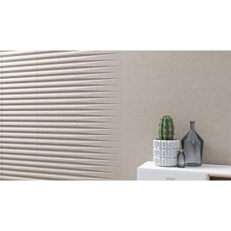 Product afbeelding voor Wandtegel Stripes Liso XL White Stone 7,5x30cm 8mm Mat