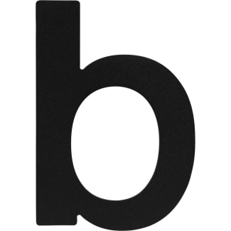 Product afbeelding voor Oxloc Huisletter B 84x117mm RVS Zwart