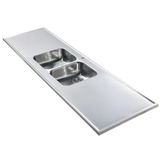 Product afbeelding voor Reginox Diamantblad 221,5x60cm Dubbele Bak Midden Met Kraangat