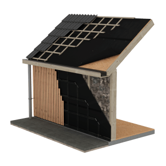 Product afbeelding voor Polytex Fassade FR 1,5x50m Damp-Open Waterdicht