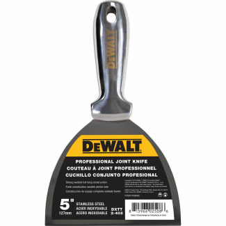 Product afbeelding voor DeWALT Plamuurmes 5" 127mm RVS Gesmeed