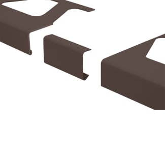 Product afbeelding voor Schlüter BARA-RW Verbindingsstuk Randprofiel 30mm Alu Met Kleurcoating Zwartbruin V/RW30SB
