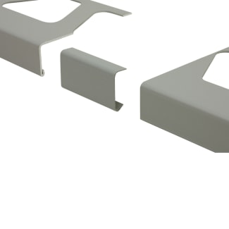 Product afbeelding voor Schlüter BARA-RW Verbindingsstuk Randprofiel 55mm Alu Met Kleurcoating Pastelgrijs V/RW55PG