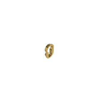 Product afbeelding voor Skantrae Cilinderrozet Orbit Minimal Messing