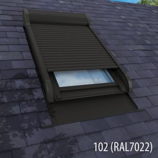 Product afbeelding voor Fakro ARZ Komfort Z-Wave 94x140cm RAL7022 Zonwering Exclusief Afstandsbediening En Voeding
