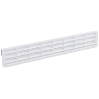 Product afbeelding voor Plintrooster 458x75mm Aluminium Wit