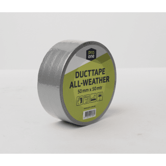 Product afbeelding voor Pro-One Ducttape All-Weather 50mm 50m Zilver