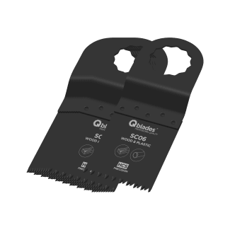 Product afbeelding voor Qblades Multitoolzaagblad Precision SC06 34x40mm HCS 11st