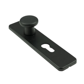 Product afbeelding voor AMI Kortschild 160/40 Recht Met Knop En Profielcilindergat 185x44mm PC55 Aluminium Zwart