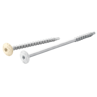 Product afbeelding voor Heraklith Unidrive Schroef 7,5x225mm RAL9003 Wit Gepoedercoat 100st