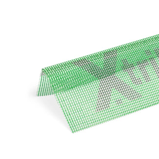Product afbeelding voor XtriRen Wapeningshoek 2,5m PVC Volledig Gaas Groen