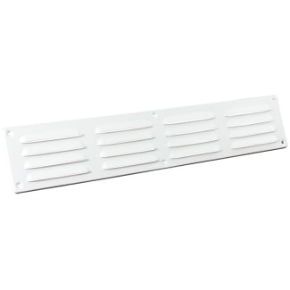 Product afbeelding voor Schoepenrooster 495x90mm Aluminium Wit
