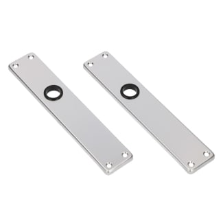 Product afbeelding voor AMI Langschild Recht Blind Met Krukgat 212x41mm Aluminium F1