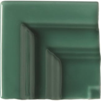 Product afbeelding voor Hoek Rivièra Angulo Marco Cornisa Rimini Green 5x5cm Glanzend