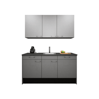 Product afbeelding voor Procasa Keuken 170cm Compleet Grey Inclusief Vaatwasser Volledig Geintegreerd