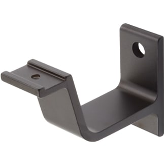 Product afbeelding voor Hermeta Leuninghouder 3551 65mm Vlak Tapgat Aluminium Zwart
