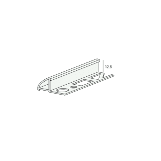Product afbeelding voor Proround Tegelprofiel 12.5mm 300cm Aluminium Geanodiseerd