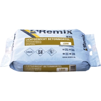 Product afbeelding voor Remix Lichtgewicht Betonmortel 18kg