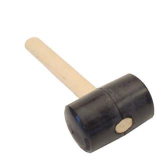 Product afbeelding voor Super Prof Rubberen Hamer Nr,8 93mm Zwart
