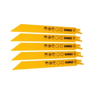 Product afbeelding voor DeWALT Reciprozaagblad DT2353QZ 203mm Voor Metaal 3-8mm 5st