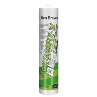 Product afbeelding voor Zwaluw Constructielijm Montagefix-W 310ml Wit