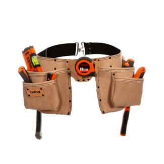 Product afbeelding voor Toolpack Gereedschapsgordel Elite 25x23cm Dubbel Beige Leer