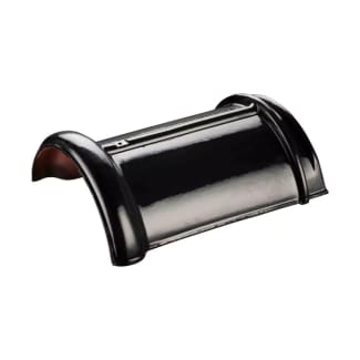 Product afbeelding voor Wienerberger Halfronde Vorst Vario 225mm Zwart Verglaasd 738 Deest