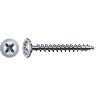 Product afbeelding voor Spax Achterwandschroef 4,5x45mm Kruiskop PZ-2 Verzinkt 1000st