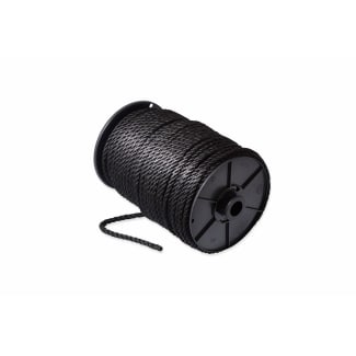 Product afbeelding voor DX Bootlijn 6mm Polypropyleen Polypropyleen Geslagen 3-Strengs Zwart