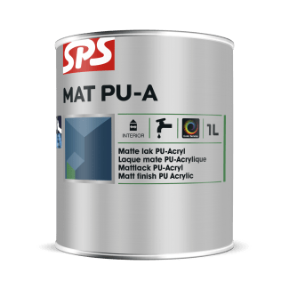 Product afbeelding voor SPS Mat PU-A Acryllak Binnen 1L Basis TR