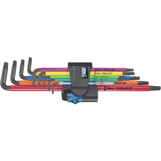 Product afbeelding voor Wera Stiftsleutelset 967/9 TX XL HF 1 Multicolour Torx 9-Delig