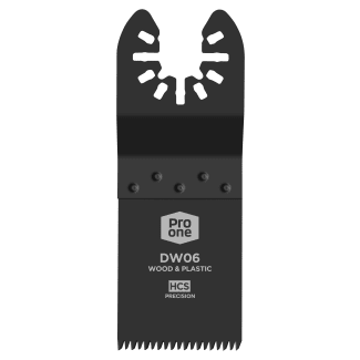 Product afbeelding voor ProOne Multitoolzaagblad DW06 34x40mm HCS Precision 5st
