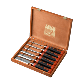 Product afbeelding voor Bahco Steekbeitelset Ergo 434-S6 6-delig In Houten Kist