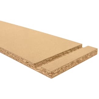 Product afbeelding voor Spaanplaat P4 Achterhout 18mm 30x59.5cm Met Sleuf Voor Metalstud FSC Mix 70%