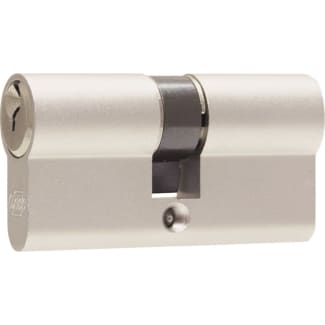 Product afbeelding voor Oxloc Profielcilinder O3 Dubbel 30/30mm Staal Vernikkeld Mat SKG2