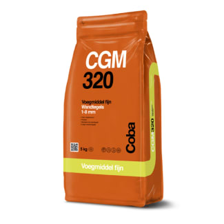 Product afbeelding voor Coba CGM320 Voegmiddel Fijn Wand 5kg Zilvergrijs