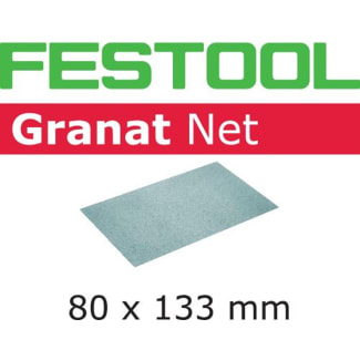 Product afbeelding voor Festool Netschuurmateriaal STF 80x133 P100 GR NET/50 Granat Net 50st