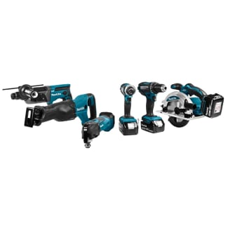 Product afbeelding voor Makita Accu Combiset DLX6038T 18V Voor Zaag/Boor En Slagschroefwerk