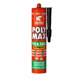 Product afbeelding voor Griffon Poly Max Fix & Seal Express 425gr Zwart