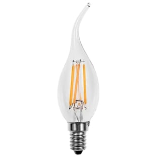 Product afbeelding voor Glow LED Filament Tipkaars 4-40W 470 Lumen E14 2700K CA45 ND Extra Warm Wit