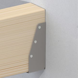 Product afbeelding voor GB Balkdrager Zonder Lip 46x146mm Verzinkt 1st 09513B