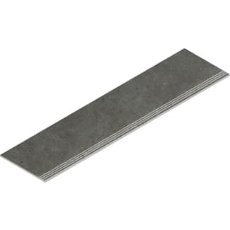 Product afbeelding voor Villeroy & Boch Traptrede Solid Tones Dark Concrete 30x120cm Mat Gerectificeerd R10
