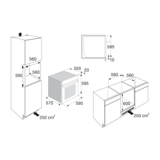 Product afbeelding voor ETNA Oven Multifunctioneel OM165ZT Nis 60cm Zwart