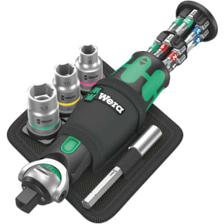 Product afbeelding voor Wera Bitschroevendraaierset Zyklop Pocket 8009 18-Delig